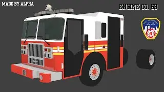 Sneak Peak of An Engine | #FDNY #Seagrave #firetrucks #blender 3D