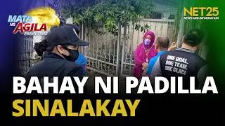 Bahay na inuugnay kay Sen. Padilla, sinalakay