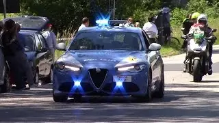 Polizia Stradale in scorta al Giro d'Italia 2017 - Italian Police escorting Giro d'Italia 2017.