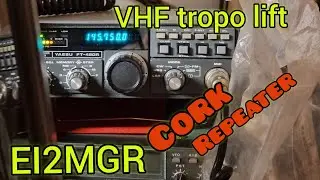 2 Meter Tropospheric lift. EI2MGR.