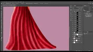 Sample garment colour rendering in photoshop