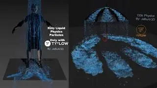 tyflow rain liquid physics particles only with tyflow By: JaBuAr3D