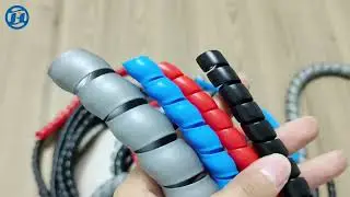 Black Hydraulic Hose Guard / Cable Protection / Spiral Wrap