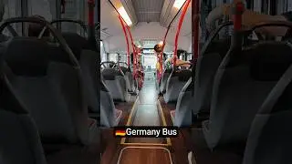Germany Bus Service inside #germany #traveling #bus