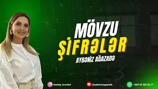 Mövzu-10 ŞİFRƏLƏR(l hissə)🎉✌🏻