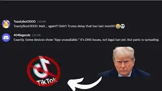 &ldquo;TikTok BANNED in the US?!&hellip; Then We Found This 😂📱&rdquo;#TikTokBan #techdrama #trump #usa