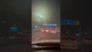 Nh 24 night view near akshardam #nh24 #delhi #delhiroads