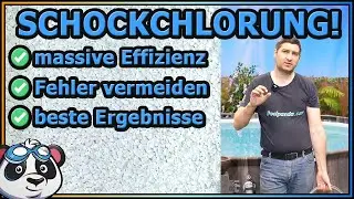 Schockchlorung! 😮 - Poolwasser  gr&uuml;n 🦠| tr&uuml;b | milchig | Algen im Pool? Sto&szlig;chlorung