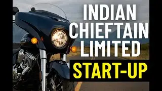 Indian Chieftain Limited Start-Up Sound | Raw Thunderstroke 116 Engine!