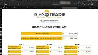 Instant Asset Write Off Calculator 2020 - Instantly Figure Out Your Tax Savings Now