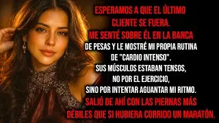 Le dije que su entrenadora no le enseña esto: Lo dejé sin aliento en el gimnasio vacío...