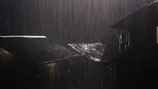 Heavy Rainstorm Sounds for Uninterrupted Deep Sleep - Calming Thunder Ambience