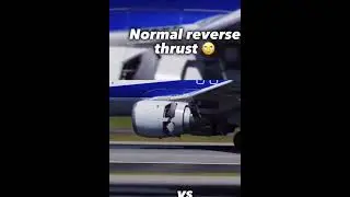 Normal reverse thrust vs target thrust reversers
