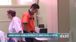 AMBULANTA FAMILII INTREGI CU GRIPA DUSE LA SPITAL