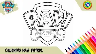 Learn Colors with Paw Patrol - Coloring