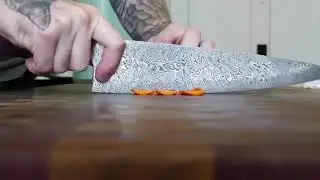 Damasteel cutting compilation