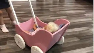 Bandits and Angels - poppenwagen - Little Angel pink