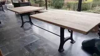 Adjustable in length Crank Table | Lengte verstelbare tafel | in der L&auml;nge verstellbare Tisch