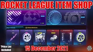 ROCKET LEAGUE ITEM SHOP | DEC-15-2021 | SKY BLUE 20XX + SKY BLUE GLAIVE INVERTED