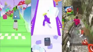 TikTok Gameplay Video 2025 - Satisfying Mobile Game : Balloon Pop Runner,Brainrot Race,Walk King