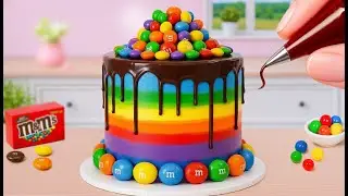 Miniature Rainbow Cake Tutorial 🌈 Yummy Tiny Rainbow Cocomelon Cake Recipe 💖 Yummy Teeny
