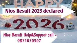 Nios result declared. Nios. Nios result 2025. Nios October result.Nios November result 2025 declared