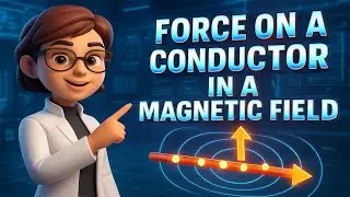 force on a conductor ||3D animated explanation || class 12th & 10th || Hindi || Magnetic Effects