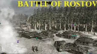 Rostov war | Company of Heroes | Eastern front | Soviet Army VS German #gaming #strategygame #tanks