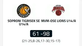 Soproni Tigrisek SE U14 A-MVM Ose Lions U14 A