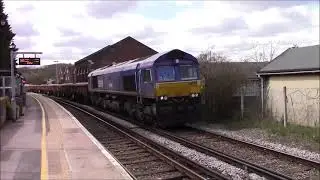 Ex-Swedish Class 66791 at Wateringbury 6/4/21