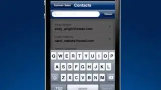 Mobile Email Marketing With iPhone App