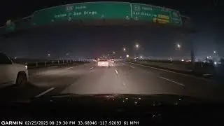 Drunk Driver Taking Up 2 Lanes On The 405s