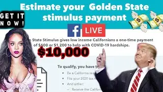 GOLDEN STATE STIMULUS ESTIMATE TIME OF ARRIVAL || DEPOSIT DATES ~ QUiNTiN BANKS