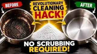 Revolutionary Cleaning Hack: Burnt Pots and Pans, No Scrubbing Required!