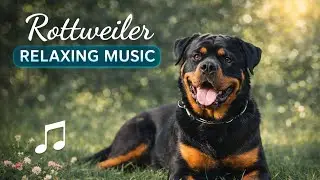 DOG MUSIC: Relaxing Rottweiler Music For Dogs - Sleep Music For Rottweilers [TESTED] #pets #doglife 