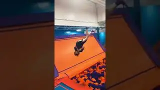 DOUBLE backflip with 2 TWISTS!! #Shorts
