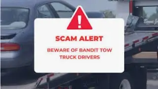 🚨 ‼️ ALERT: POLICE WARNING ABOUT BANDIT TOW TRUCK SCAM