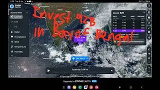24-hour forecast of Invest 92b (April 8, 2025)