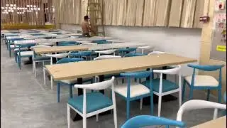 Restaurant furniture, school canteen tables and chairs