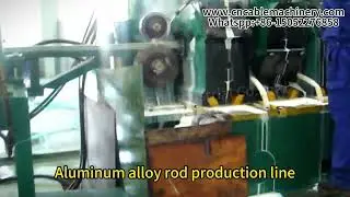 8 T/H 9.5 mm Aluminum Alloy Wire Rod Continuous Making Machine Aluminium Wire Ccr Rolling Mill