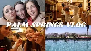 PALM SPRINGS VLOG: relaxing pool time, celebrating Sophie + cake fights!