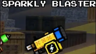 Testing sparkly blaster in bloxel gun be like: