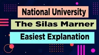The Silas Marner . National University . English Department . Honors first Year