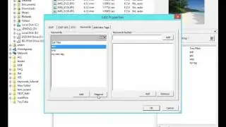 Edit and remove image keywords