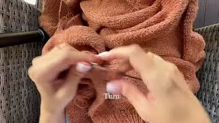 Buttonholes Worked on the Double-Knitting Button Band (All Fall Cardigan)