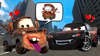 Mater x VAMPIR McQueen = LOVE ??? Find Mater Baby vs ANGRY RAMIREZ in GMOD
