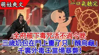 【完結小說】三歲奶娃畫個烏龜能殺敵？🐢毒王放蟲滅門，結果全被畫給吞了！😱這哪里是塗鴉，這是神筆馬良在世啊！#穿越 #有聲書 #爽文 #萌娃 #團寵 #原創