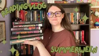 Summerween Reading Vlog: Horror Books, Spooky Treats & Cozy Vibes!