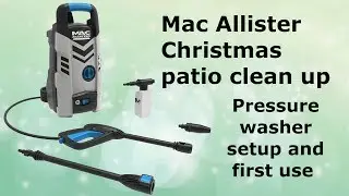 Настройка и первое использование мойки высокого давления Mac Allister