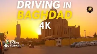 Driving in Baghdad Streets 🇮🇶 | 4K City Drive Through the Heart of Iraq | جولة في شوارع بغداد